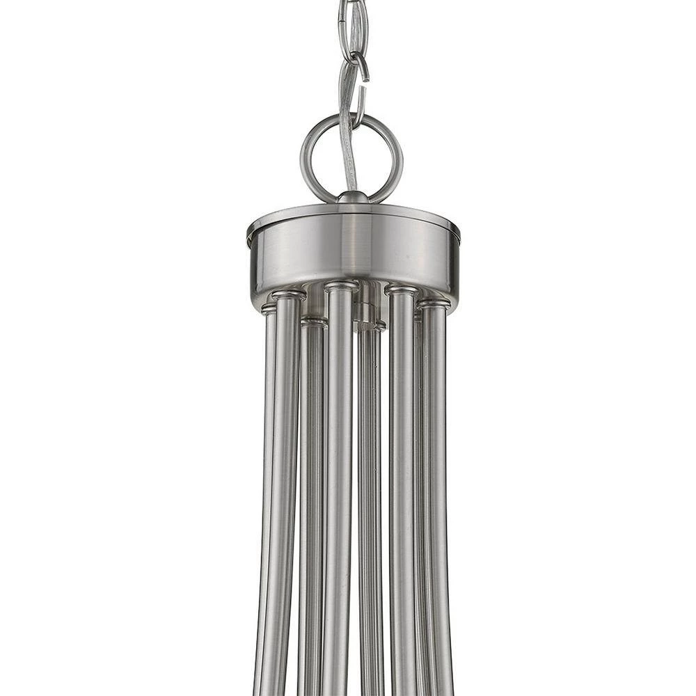 Sawyer 8-Light Satin Nickel Chandelier by Acclaim Lighting 8 Sawyer 8-Light Satin Nickel Chandelier by Acclaim Lighting - Image 6