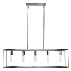 Cobar 5-Light Satin Nickel Island Pendant by Acclaim Lighting -Acclaim Lighting store satin nickel acclaim lighting chandeliers in21002sn c3 1000