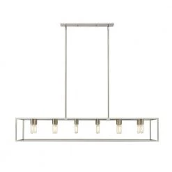 Cobar 12-Light Satin Nickel Island Pendant by Acclaim Lighting -Acclaim Lighting store satin nickel acclaim lighting chandeliers in21003sn 44 1000