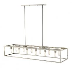 Cobar 12-Light Satin Nickel Island Pendant by Acclaim Lighting