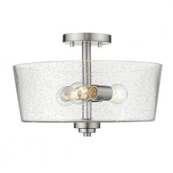 Rowe 15 in. 3-Light Satin Nickel Semi-Flush Mount by Acclaim Lighting 9 Rowe 15 in. 3-Light Satin Nickel Semi-Flush Mount by Acclaim Lighting -Acclaim Lighting store satin nickel acclaim lighting flush mount lights in61104sn 1f 1000