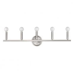 Sawyer 32 in. 5-Light Satin Nickel Vanity Light by Acclaim Lighting -Acclaim Lighting store satin nickel acclaim lighting vanity lighting in41156sn 1f 1000