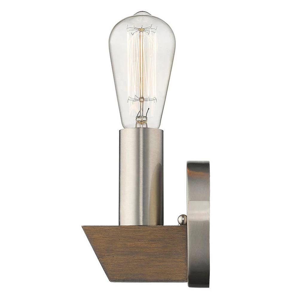 Finnick 1-Light Satin Nickel Sconce by Acclaim Lighting 4 Finnick 1-Light Satin Nickel Sconce by Acclaim Lighting - Image 2