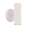 2-Light Textured White Integrated LED Wall Lantern Sconce by Acclaim Lighting
