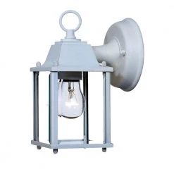 Builder's Choice Collection 1-Light Textured White Outdoor Wall Lantern Sconce by Acclaim Lighting