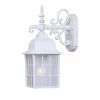 Nautica Collection 1-Light Textured White Outdoor Wall Lantern Sconce by Acclaim Lighting