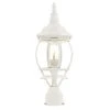 Chateau 1-Light Textured White Outdoor Post-Mount Light Fixture by Acclaim Lighting