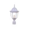 Suffolk 1-Light Textured White Outdoor Post-Mount Fixture by Acclaim Lighting