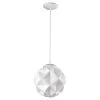 Nova 1-Light White Mini Pendant with Geometric Globe Shade by Acclaim Lighting -Acclaim Lighting store white acclaim lighting chandeliers in31210wh 64 1000