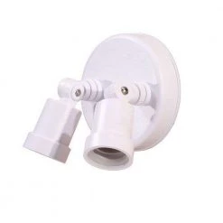 Flood Lights Collection 2-Light Outdoor White Light Fixture by Acclaim Lighting