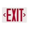 Evade 120-Volt/277-Volt Integrated LED White with Red Exit Sign Remote Capacity by HALCO LIGHTING TECHNOLOGIES