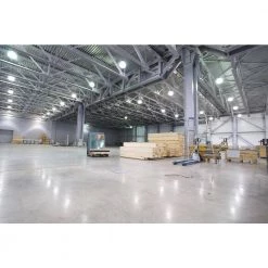 1 ft. 250-Watt Equivalent 100-Watt Integrated LED Dimmable White Round UFO High Bay Light Fixture CCT & Lumen Selectable by HALCO LIGHTING TECHNOLOGIES 10 1 ft. 250-Watt Equivalent 100-Watt Integrated LED Dimmable White Round UFO High Bay Light Fixture CCT & Lumen Selectable by HALCO LIGHTING TECHNOLOGIES -Acclaim Lighting store white halco lighting technologies high bay lights hrhb 100 cs u wh 30250 1f 1000