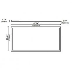 2 ft. x 4 ft. 128-Watt Equivalent White Integrated LED Flat Panel Light, Lumen and Color Selectable by HALCO LIGHTING TECHNOLOGIES 10 2 ft. x 4 ft. 128-Watt Equivalent White Integrated LED Flat Panel Light, Lumen and Color Selectable by HALCO LIGHTING TECHNOLOGIES -Acclaim Lighting store white halco lighting technologies led panel lights 24fsepl 8du 10332 1f 1000