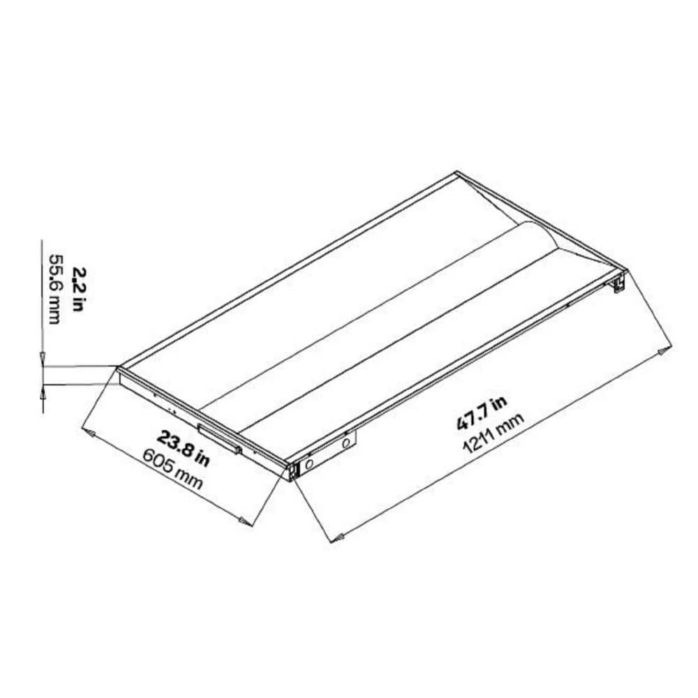 2 ft. x 4 ft. 3384- 5889 Lumens Volumetric Integrated LED White Panel Light, Wattage and CCT Selectable 3500/4000/5000K by HALCO LIGHTING TECHNOLOGIES 4 2 ft. x 4 ft. 3384- 5889 Lumens Volumetric Integrated LED White Panel Light, Wattage and CCT Selectable 3500/4000/5000K by HALCO LIGHTING TECHNOLOGIES - Image 2