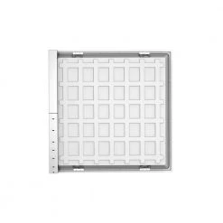 24 in. x 24 in. 20/30/35-Watt 2454-4044 Lumens White Integrated LED Flat Panel Backlit, Color Selectable 3500 4000 5000K by HALCO LIGHTING TECHNOLOGIES -Acclaim Lighting store white halco lighting technologies led panel lights bpl 22 ws cs u 90364 4f 1000
