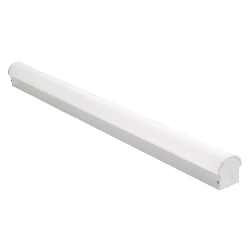 4 ft. 64-Watt Equivalent 6997lm Integrated LED White Linear Strip Light 120-277V Selectable Lumen Watt 3500/4000/5000K by HALCO LIGHTING TECHNOLOGIES 3 4 ft. 64-Watt Equivalent 6997lm Integrated LED White Linear Strip Light 120-277V Selectable Lumen Watt 3500/4000/5000K by HALCO LIGHTING TECHNOLOGIES