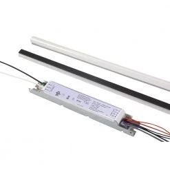 Dual 4 ft. 44.72 in. 64-Watt Equivalent Integrated LED White Strip Magnetic Linear LED Troffer Retrofit Kit 4000K by HALCO LIGHTING TECHNOLOGIES